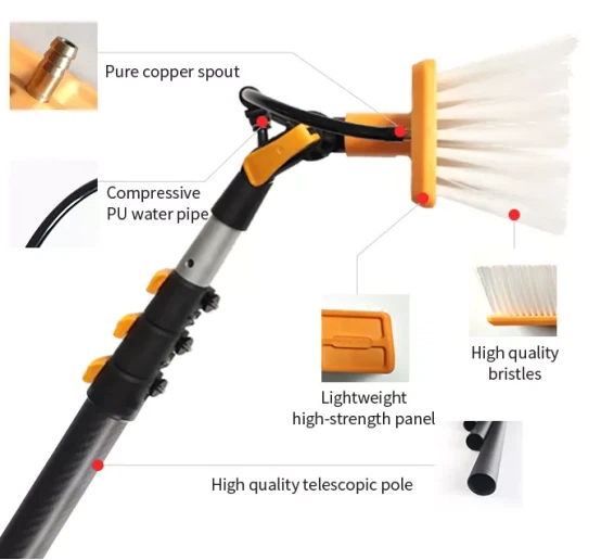 professional solar panel cleaning system